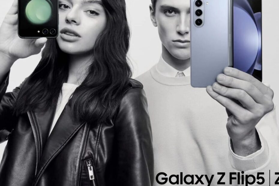 Samsung Funda de piel con solapa para el Galaxy Z Flip5